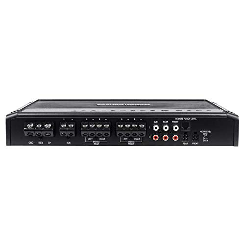 Rockford Fosgate R600X5 Prime Series 5-channel car amplifier -( 50 watts RMS x 4 at 4 ohms ) + 300 watts RMS x 1 at 2 ohms Amplifier + Completed Amp Kit + RCA's Rockford Fosgate R600X5 Prime Series 5-channel car amplifier -( 50 watts RMS x 4 at 4 ohms ) + 300 watts RMS x 1 at 2 ohms Amplifier + Completed Amp Kit + RCA's